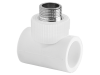 Тройник PPRC комбинированный НР 20х1/2"х20 (бел.) Tebo (20/120)