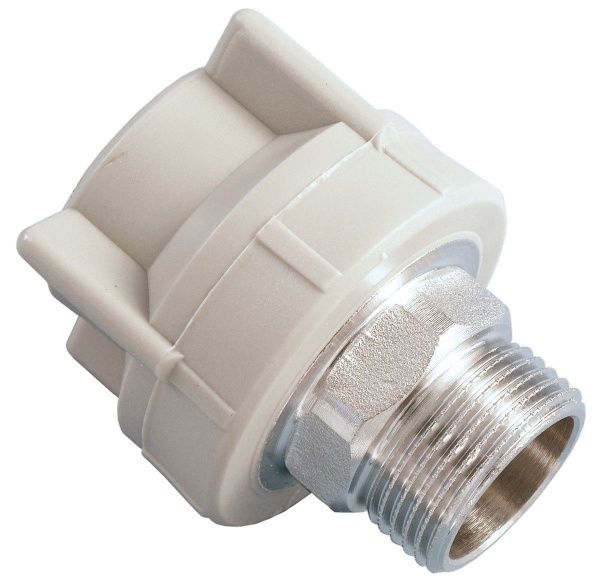 Муфта PPRC комбинированная НР 75х2 1/2" под ключ   (серый)