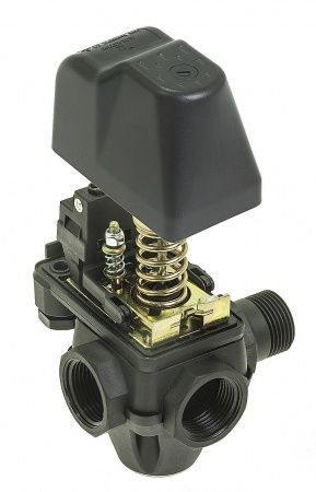 Реле давления для насоса TIM PS-04А, НР1"хВР1"хВР1"  (диапазон настройки 1-5 бар)