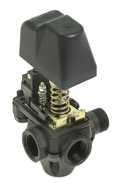 Реле давления для насоса TIM PS-04А, НР1"хВР1"хВР1"  (диапазон настройки 1-5 бар)