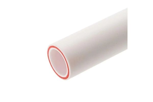 Труба PPRC армированная стекловолокном НЕзачистная 50 PN20 (БЕЛЫЙ) Valfex (4/24)