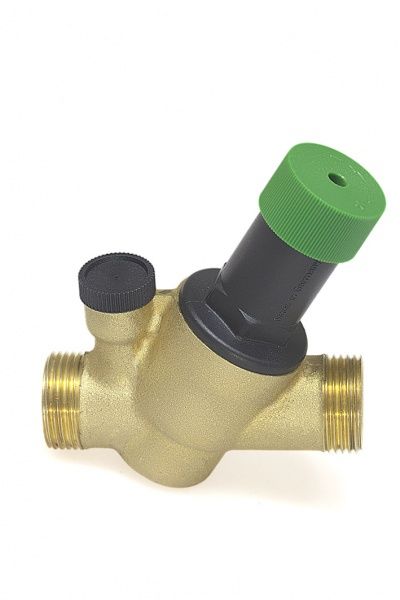 Регулятор давления TIM 1,5-6 Bar (1/2"ВР либо 3/4"НР) "после себя" под манометр 1/4"