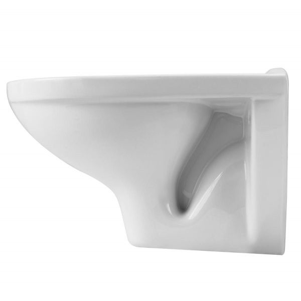 Унитаз подвесной "Бореаль" АНТИВСПЛЕСК, белый, сиденье дюропласт (тонкое), микролифт