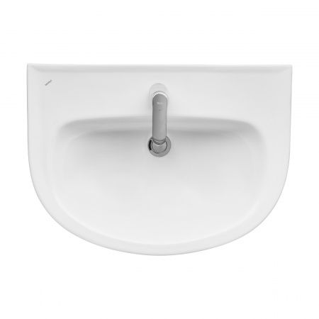 Умывальник "Прайм" с переливом, без комплекта, 1 отверстие, белый