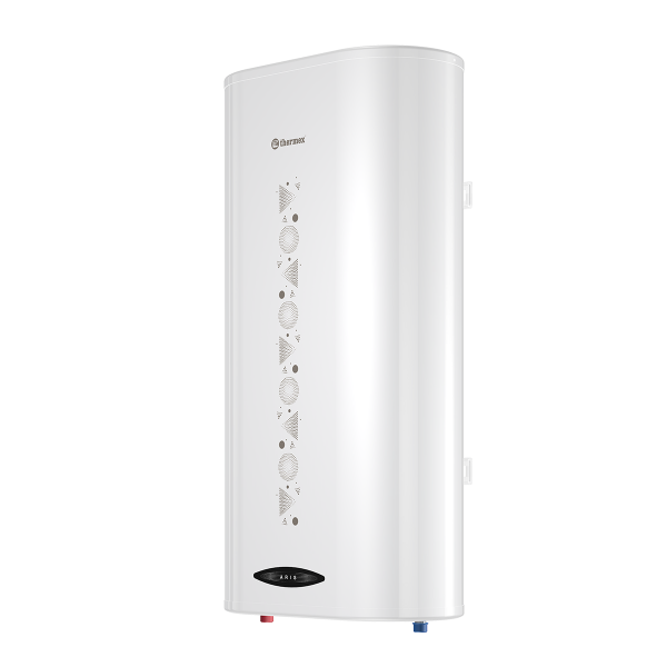 Водонагреватель емкостный THERMEX Aris 80 V (плоский бак, биостеклофарфор, 2 кВт, сухой ТЭН)