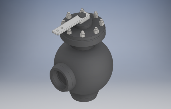 Клапан регулирующий РК 16807 Ду 100, Рр-25, Т-225 (угловой, под приварку, рычажный)