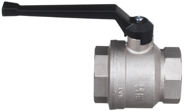 Кран никелированный 11б27п1 Ду 40 муфта/муфта "рычаг"   (серия - ГОСТ)