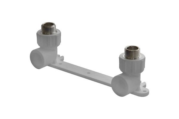 Настенный комплект PPRC для смесителя НР 20х3/4"   (серый) Valfex (5/20)