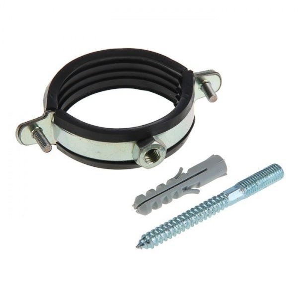 Хомут металлический с крепежом 59-64мм (2",М8)