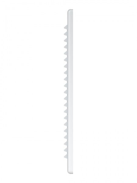 Решетка пластиковая 249х249, белая, сетка, разъемная