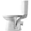 Унитаз Анимо с бачком, белый, 1 кн.арм., косой выпуск, нижн.подв., сиденье полипропилен