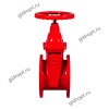 Задвижка 30ч39р Ду 200 Ру16   Tmax-150 оС (ТЯЖЕЛАЯ, ЛАТУННАЯ гайка на клине)  КРАСНАЯ