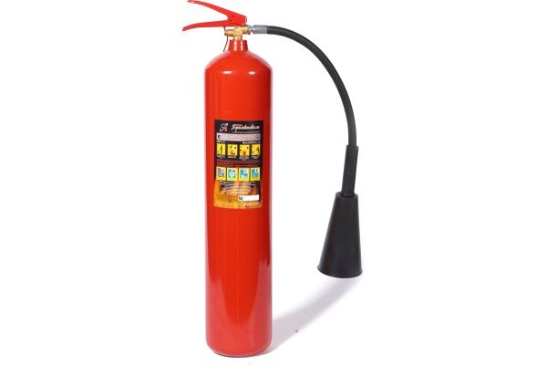 Огнетушитель углекислотный ОУ-5 ВСЕ, ЗПУ-Латунь (Ярпожинвест)