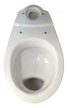 Унитаз "Комфорт Стандарт NEW" ЦОП, с бачком, белый, 1 кн.арм., косой выпуск, нижн.подв., сид. ПВХ