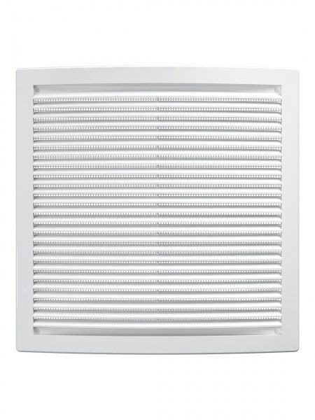 Решетка пластиковая 250х250, белая, сетка