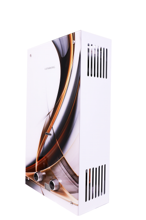 Водонагреватель газовый GENBERG Декор-Eco 210.01 Абстракция, 10 л/мин, 20 кВт