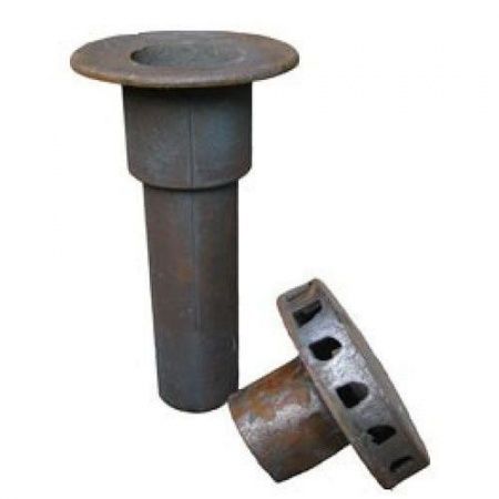 Воронка водосточная (дождепиемник для плоских крыш), чугунная, ВР-100, (крышная, 2 части)