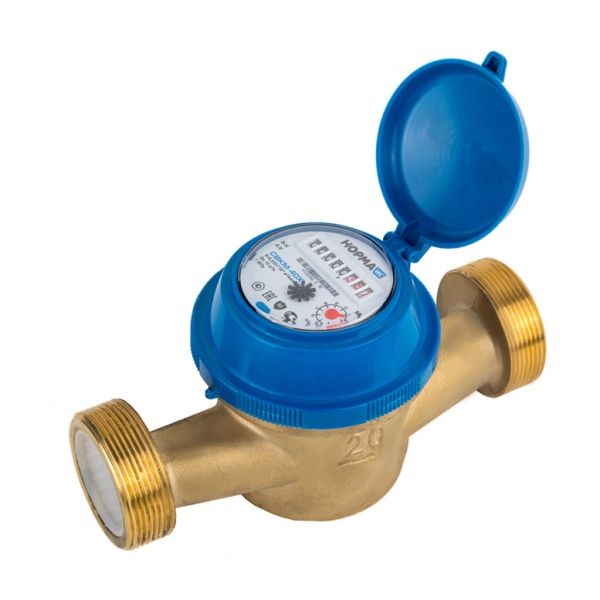 Счетчик воды "Норма" СВКМ-40 ХИ, L-200 (с присоединителями) с импульсным выходом