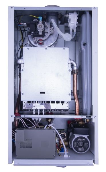 Котел настенный HUBERT  AGB 24 DP (двухконтурный, 24 кВт, закрытая камера, латунная гидрогруппа)