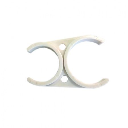 Крепление двойная клипса, диаметр 50/60 мм