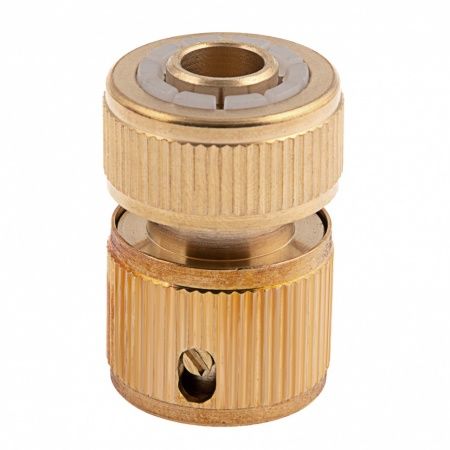Соединитель быстросъемный латунный для шланга 1/2"