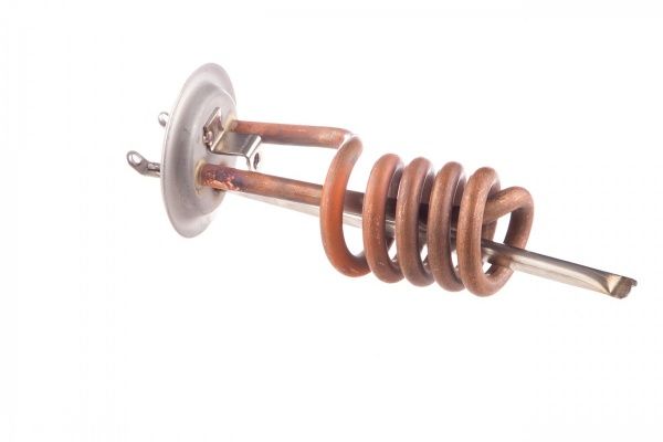 Нагревательный элемент (ТЭН) 2,0 кВт, нерж., под анод М6 (форма - спираль)