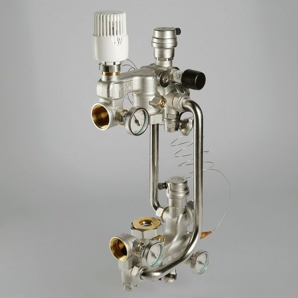 Насосно-смесительный узел без насоса VT.COMBI, монтажная длина насоса 180 мм. /Без насоса/