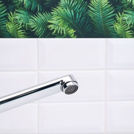 Излив плоский смесителя ванна/душ плоский 22см, с аэратором, РМС