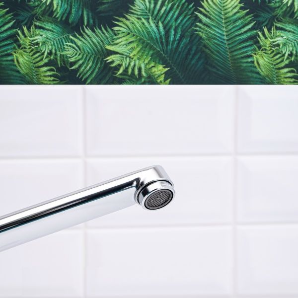 Излив плоский смесителя ванна/душ плоский 22см, с аэратором, РМС