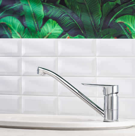 Смеситель BOOU для кух. однор.,длинный изл. B8274-14