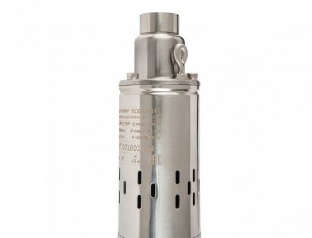 Винтовой скважинный насос 3" ECO VINT 2 (3", 550 Вт, кабель-20м, Нмакс-102м, Qмакс-2 куб.м/ч)