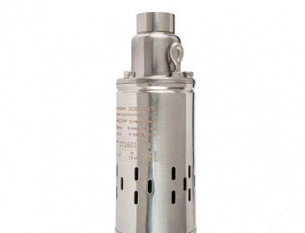 Винтовой скважинный насос 3" ECO VINT 1 (3", 370 Вт, кабель-15м, Нмакс-80м, Qмакс-2 куб.м/ч)