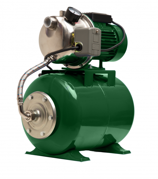 Насосная станция S 70/50N-24 (Qmax=4.2 куб.м./час, Hmax=50 м., 1,1 кВт, г/а 24л, корпус-нерж)