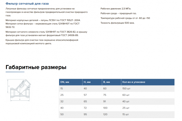 Фильтр косой сетчатый латунный муфтовый Ду 40   ГАЗ (фигура 46Б2нж)