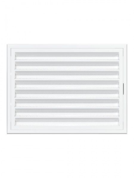 Решетка пластиковая 200х150, белая, сетка, разъемная