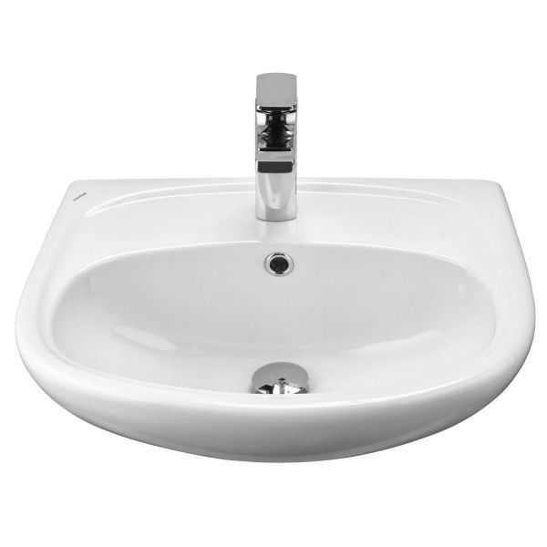 Умывальник "Анимо-50" с переливом, без комплекта, 1 отверстие, белый