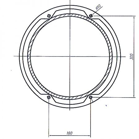 Унитаз "ДАЧНЫЙ" без сиденья (ЛЗСФ)