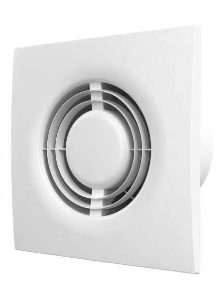 Вентилятор D-100мм, 160х160мм, D 4 (настенный вытяжной 90 м3/ч, 14 Вт, 220В, 35 дБ)