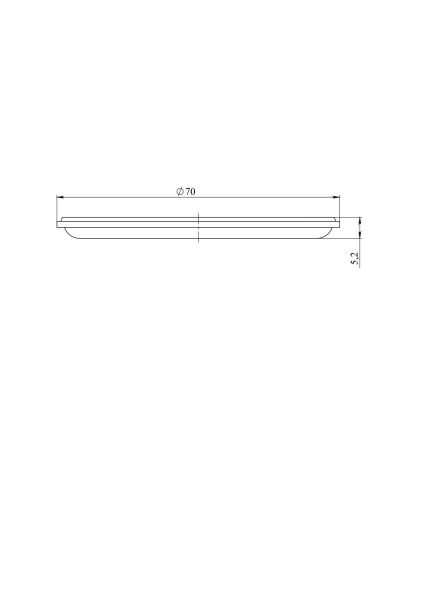 Кольцо уплотнительное (чашки сифона) 70мм, оранжевое