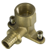 Уголок установочный с креплением 16х2.2-ВР1/2" (латунь, аксиальный)