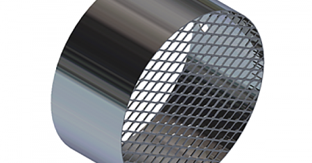 Решетка воздухозабора на дымоход 80 мм