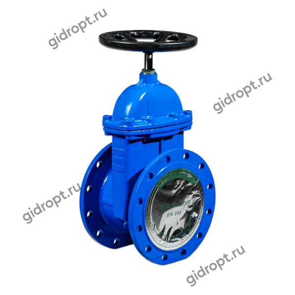 Задвижка 30ч39р Ду 200   Ру10   (с гайкой, ЛАТУННАЯ гайка на клине)