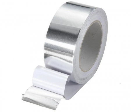 Лента металлизированная, 50 м (ширина 48 мм, теплостойкая, водостойкая)