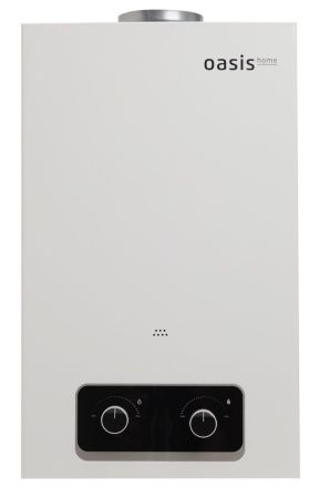 Водонагреватель газовый OASIS Home V-20W Белый, 10 л/мин, 20 кВт