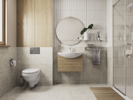 Унитаз подвесной "Альфа" белый, сиденье полипр.