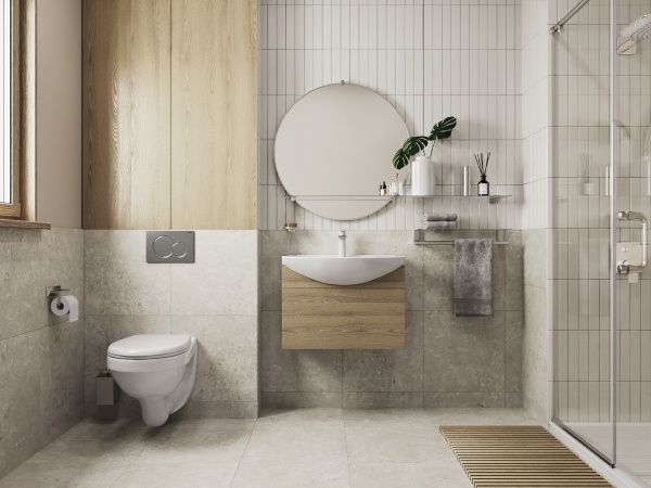 Унитаз подвесной "Альфа" белый, сиденье полипр.