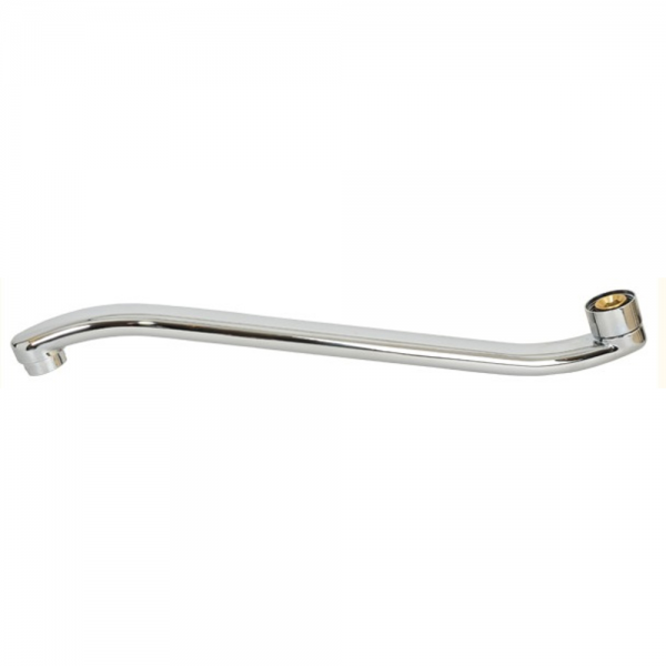 Излив смесителя ванна/душ плоский 22 см (S-образный) с аэратором