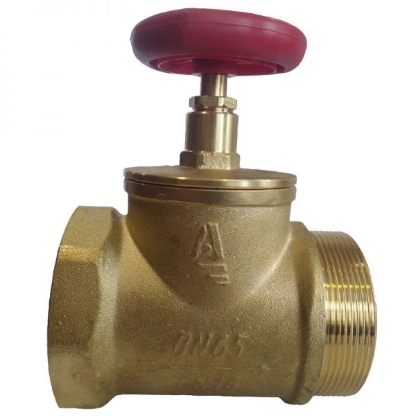 Клапан (вентиль) 15б3р (1Б1р) Ду 50 (пожарный) муфта/цапка