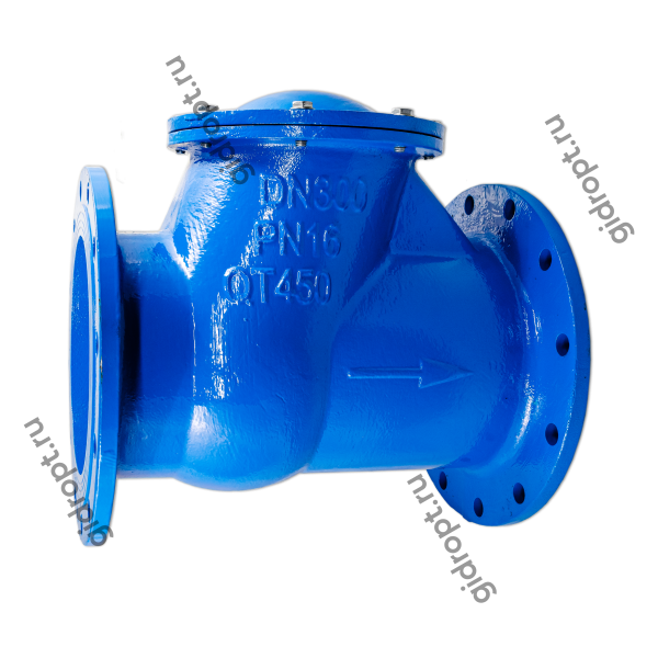 Клапан обратный шаровый фланцевый чугунный Ду 300 Ру16