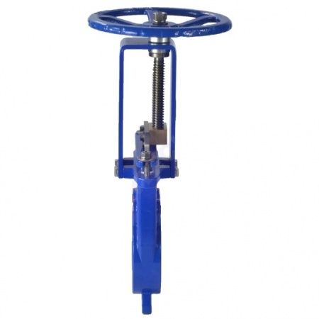 Задвижка шиберная, чугунная Ду 200,   Ру 10   (нож нерж., уплотнение NBR)